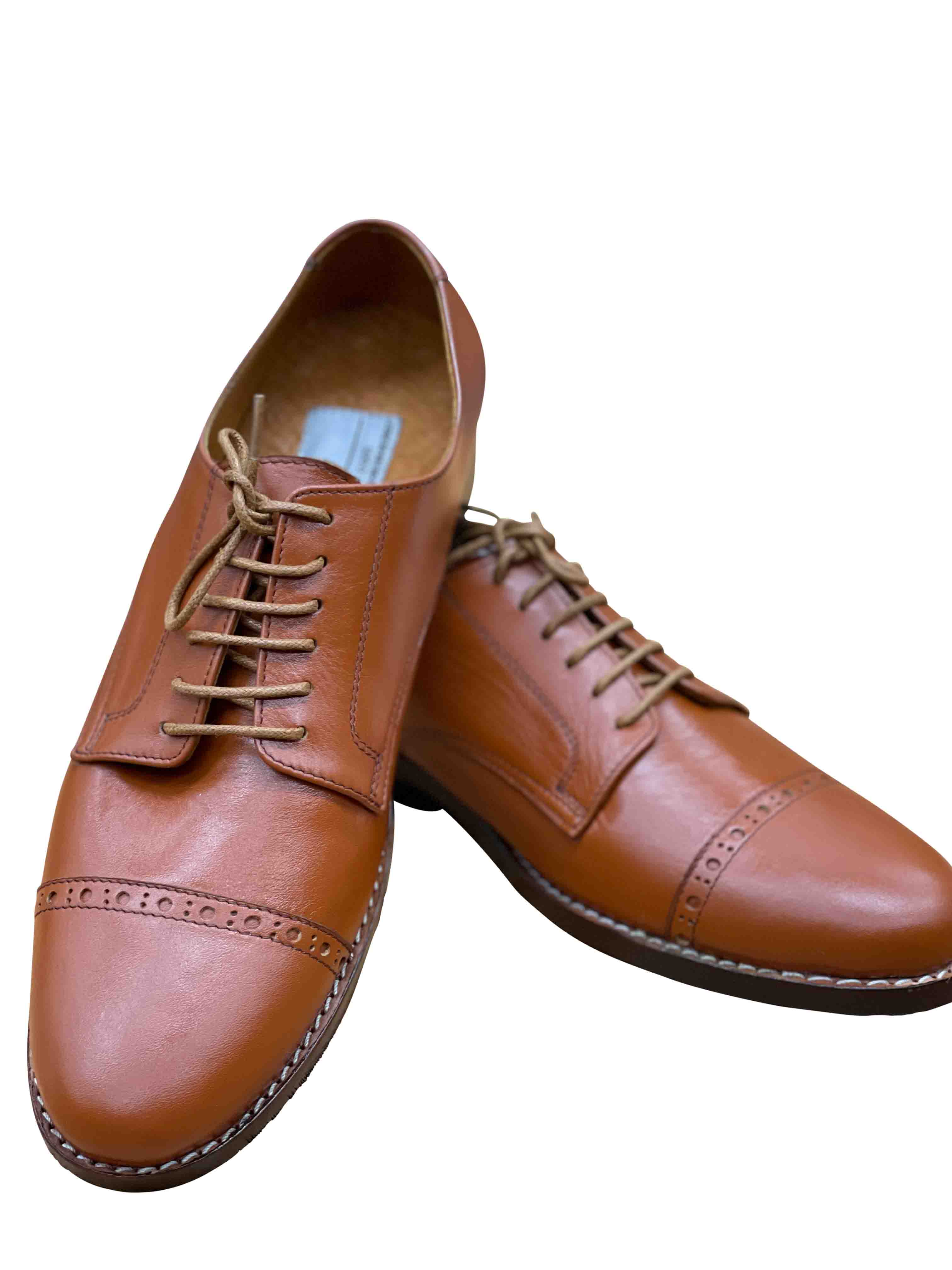 Cow Hide Derby Shoes